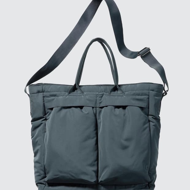 유니클로C 토트백(올리브)_미사용 신품