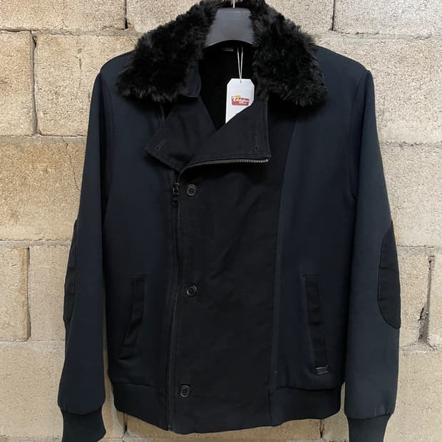 아르마니 코튼 라이더 자켓 