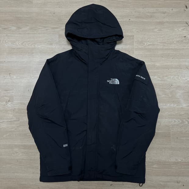 노스페이스 600 후드 바람막이 점퍼 [블랙] S/90