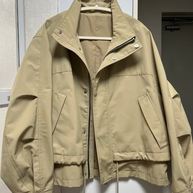 솔리드옴므 22SS 쉘파카 카키(베이지) 46