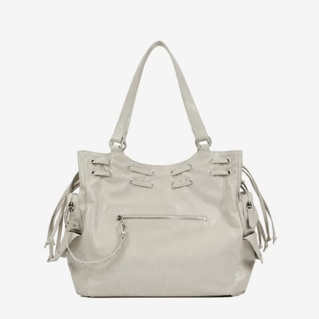 다이닛 뉴 스터드 스트링 빅백 베이지