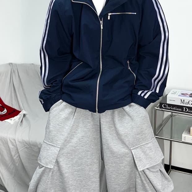 아디다스 00s 네이비 자켓 110