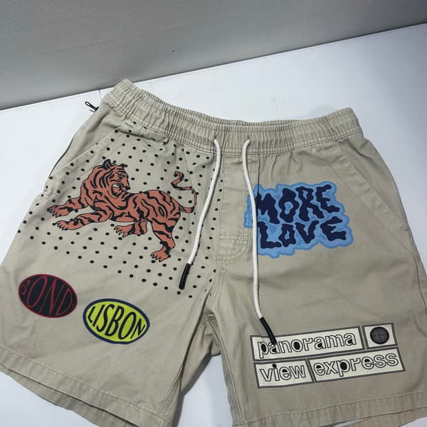 OAS Tiger Love Canvas 숏팬츠