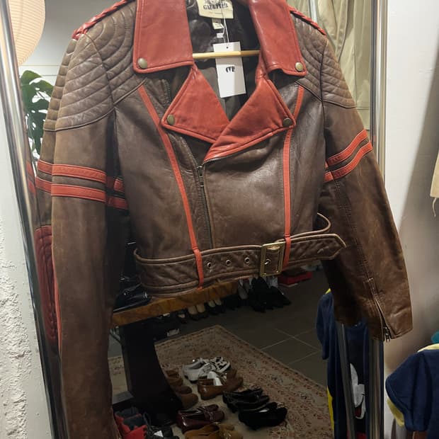 11s 장폴고티에 크롭 라이더 자켓