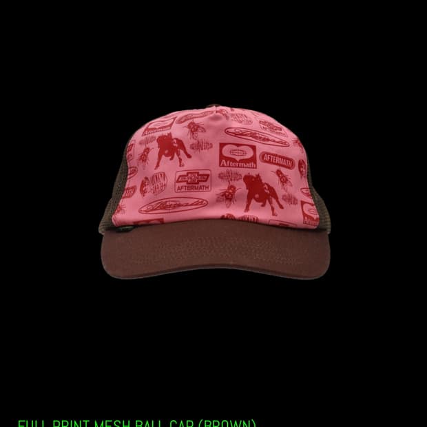 애프터매스 풀 프린트 메쉬 캡 브라운 구해요ㅠㅠ