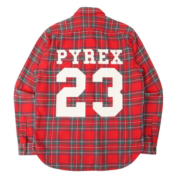 폴로 랄프로렌 럭비 pyrex 파이렉스 플란넬 체크 셔츠