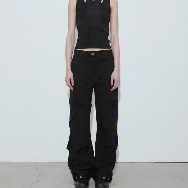 STRAP CARGO SWEATPANTS