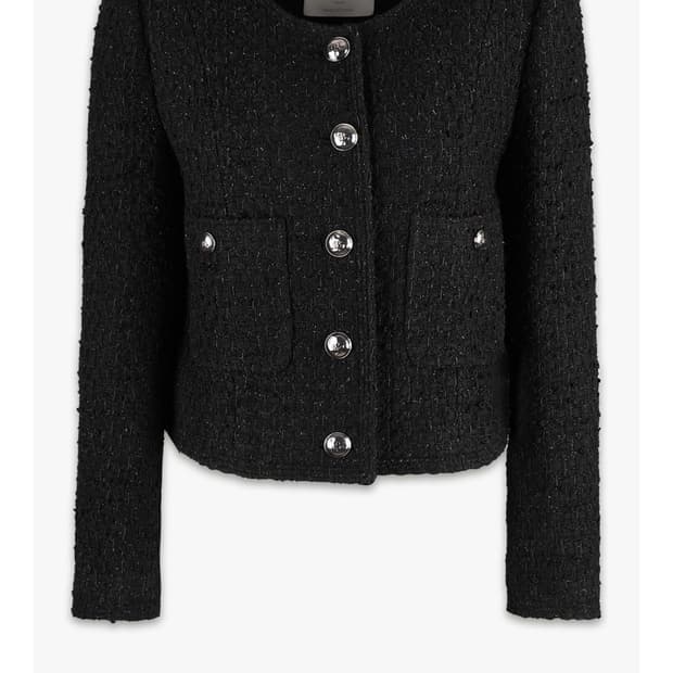 마이아이코 르사쥬 클래식 블랙 트위드