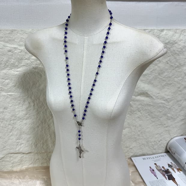 빈티지 오리엔탈 십자가 목걸이