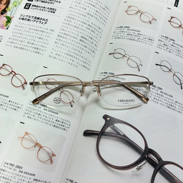 VERAWANG 베라왕 반무테 티타늄 스와로브스키 골드 안경
