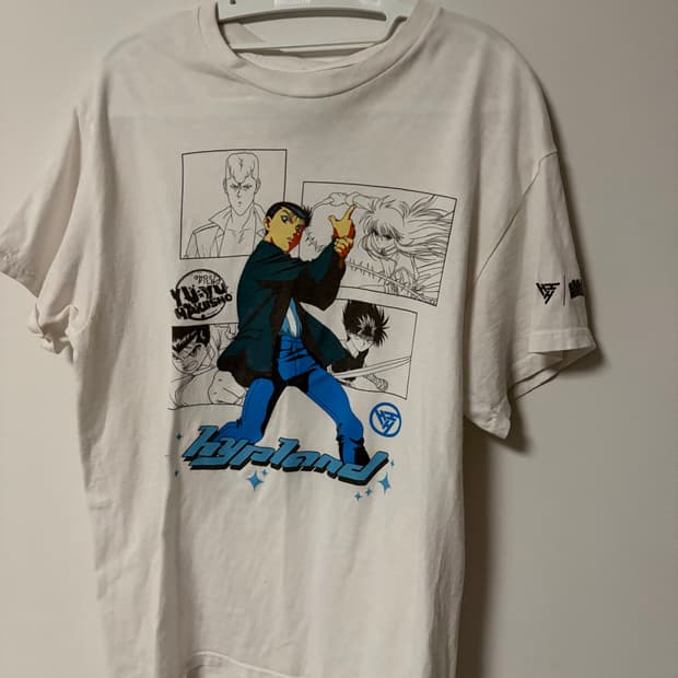 유유백서 애니메이션 빈티지 티