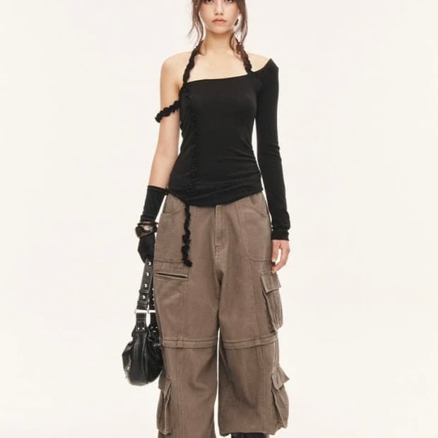 쓰리타임즈 Morgan cargo pants 카고팬츠 S