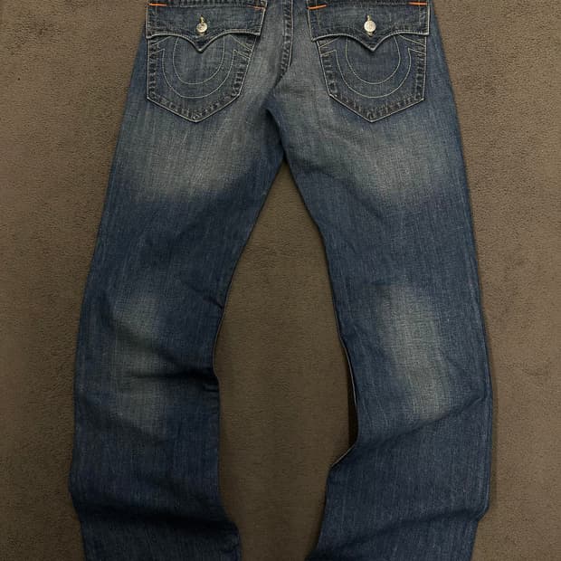 트루릴리젼 리키 스트레이트 팬츠 처분 