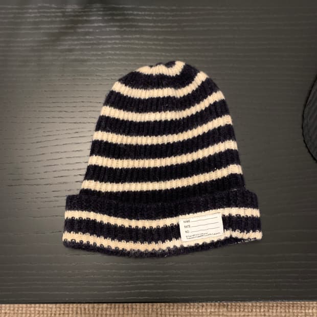 비즈빔 스트라이프 비니