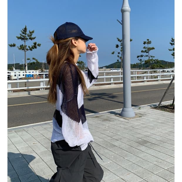 (1회시착) 릿킴 레이크 니트 슬리브 LAKE KNIT SLEEVE