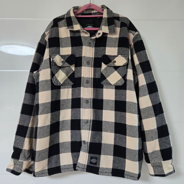 할리데이비슨 체크 셔켓