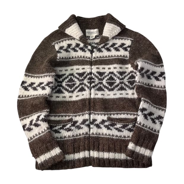 W 95 폴로 랄프로렌 데님엔서플라이 숄카라 코위찬 니트 집업