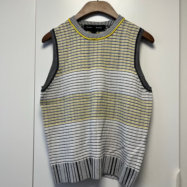 프로엔자슐러 실크혼방 니트 탑