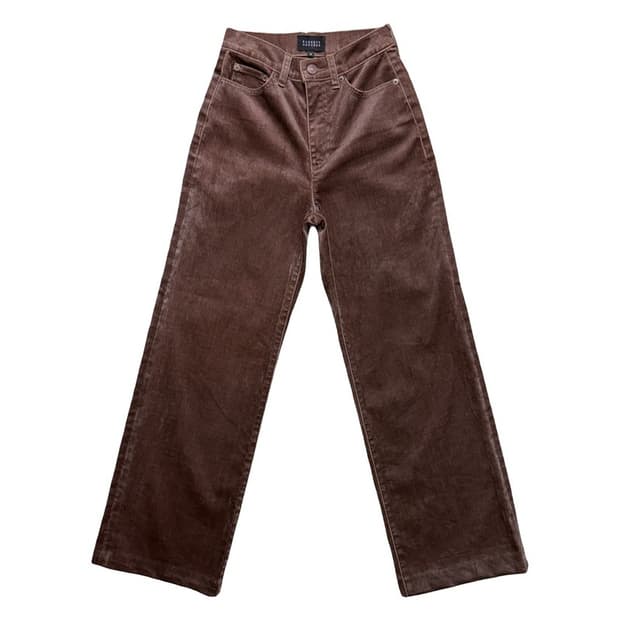 바니스뉴욕 와이드 코듀로이 팬츠 브라운 25