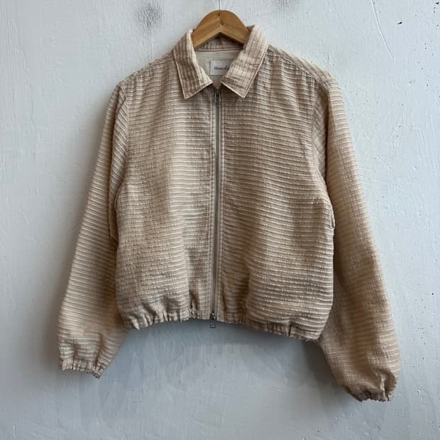 steven alan 스티븐 알란 레이어드 봄버 블루종 자켓