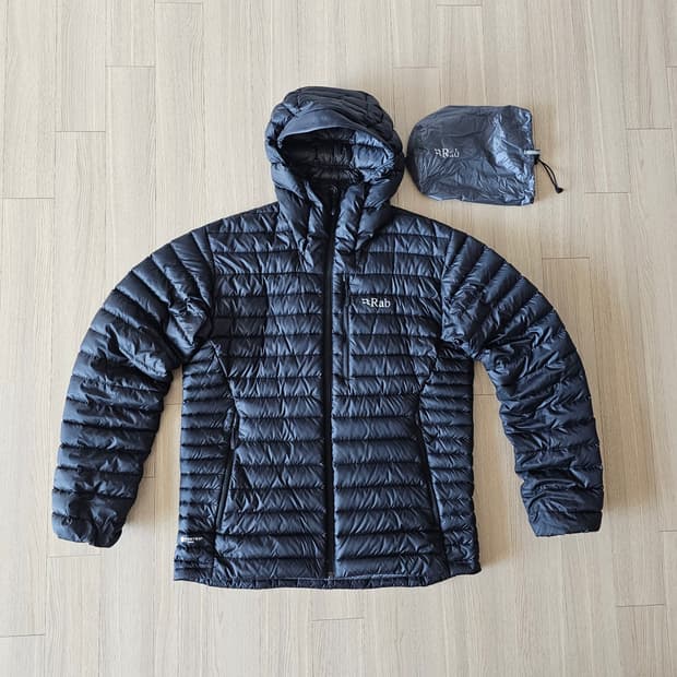 L / JP XL 랩 Rab 마이크로라이트 알파인 QDB-12 경량 패딩