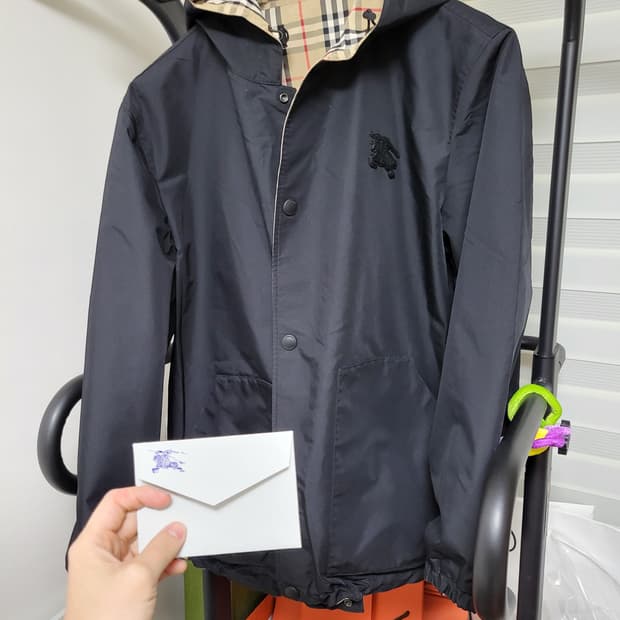 24SS 버버리 ekd 리버시블 체크 자켓 m