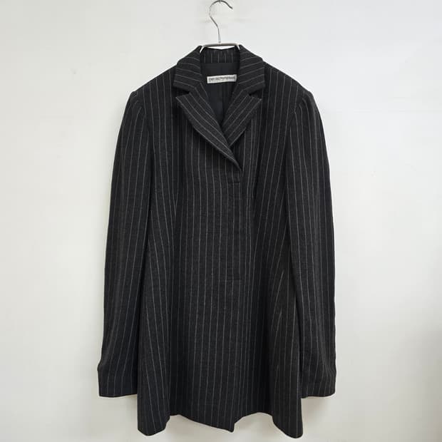 아르마니 핏예쁜 스트라이프 모혼방 자켓