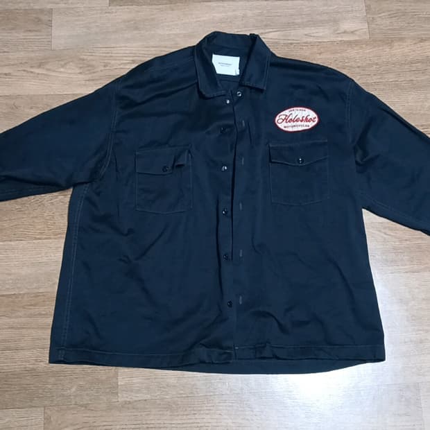 아웃스탠딩 메카닉 워크셔츠 M 블랙