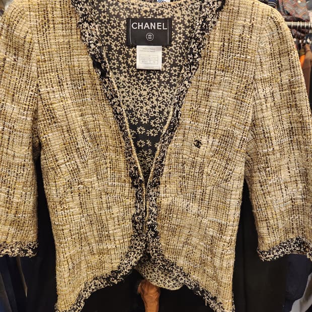 샤넬 트위드 자켓 
