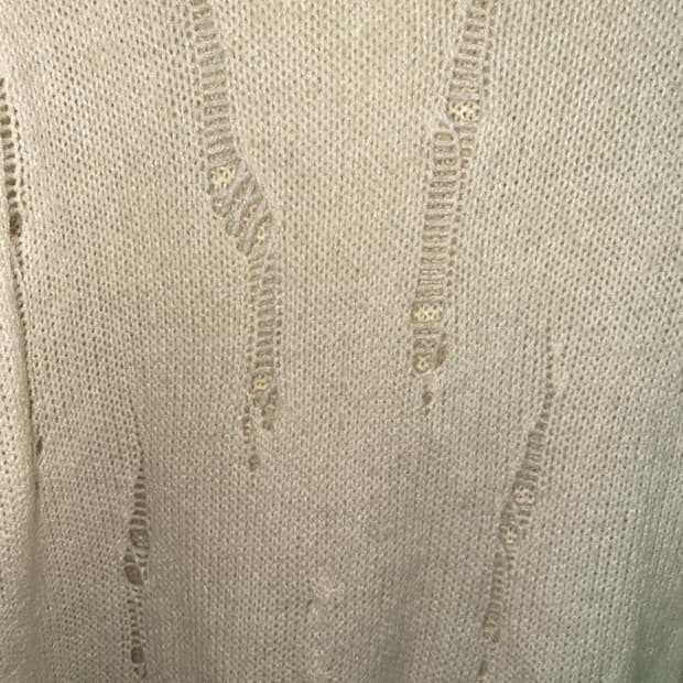 그런지 데미지 니트 y2k 펑크 고딕 고스