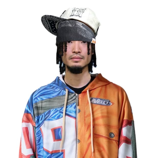 PDF 25ss 갱갱갱 반다나  프린트 비니