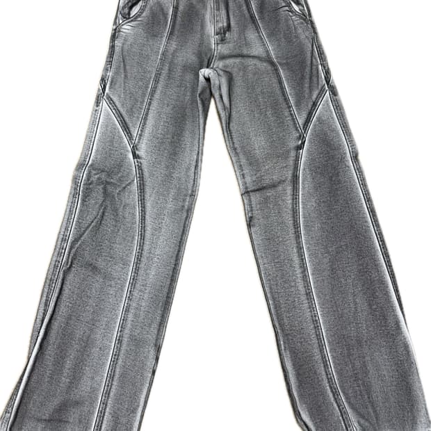 SEAM LINE WASHING JEANS DIRTY 