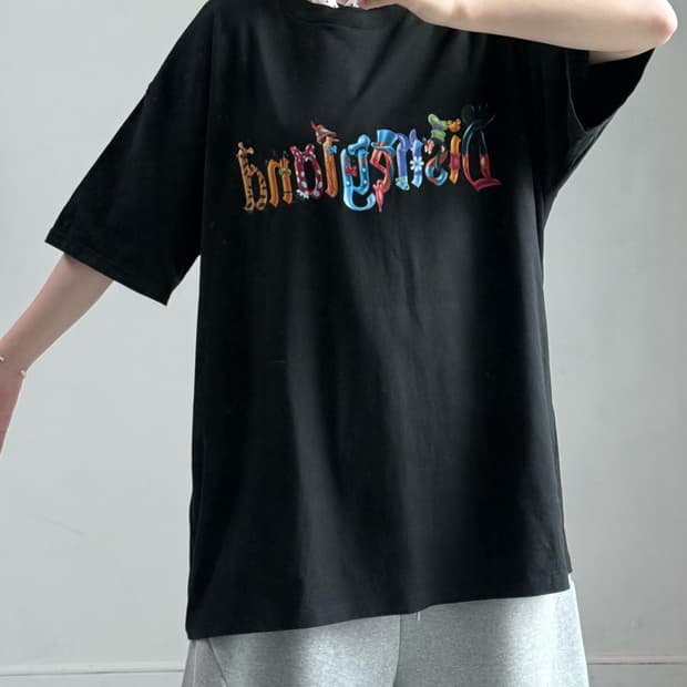 90‘s 디즈니랜드 로고 반팔티