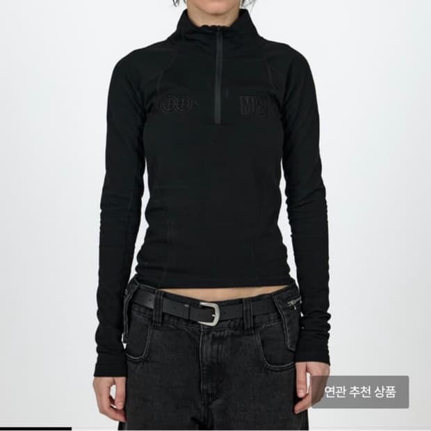 플라스틱프로덕트 하프집업 우먼 L