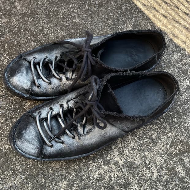 24ss Yohji Yamamoto pour homme 페인티드 스니커즈