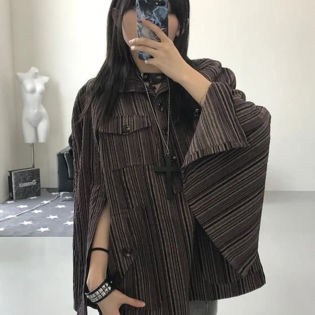 JPN 케이프 자켓