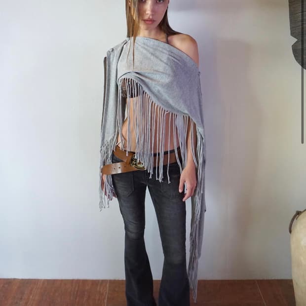 [구해요] 스컬프터 프린지 케이프 