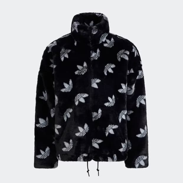 아디다스 모노그램 퍼 자켓