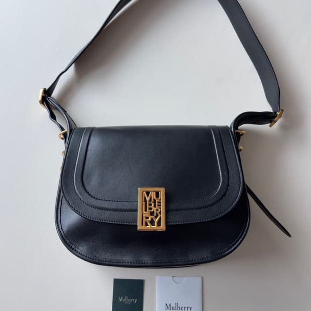 멀버리 실키 카프 세이디 사첼 블랙