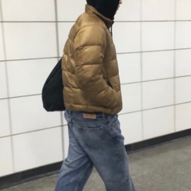 자라 애슬랜틱 경량패딩 XL