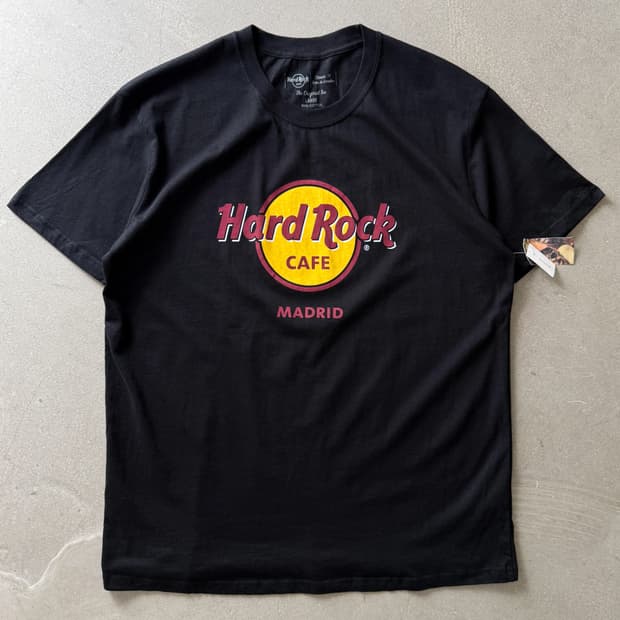 Hard Rock Cafe Madrid Logo Tee