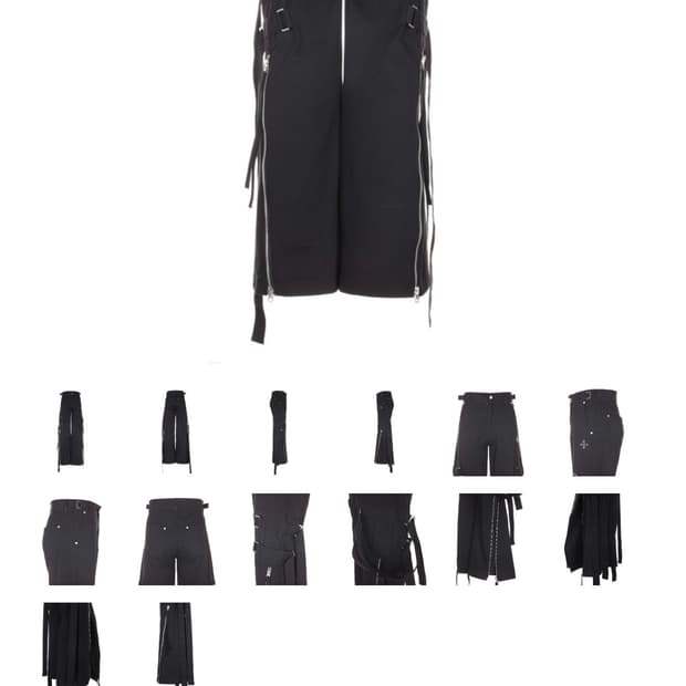 (L) 써저리 surgery bondage cargo pants