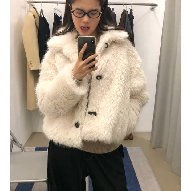 리리수 bunnyfake퍼자켓 