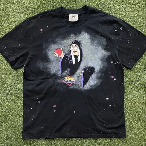 90s 빈티지 디즈니 백설공주 마녀 빌런 티셔츠