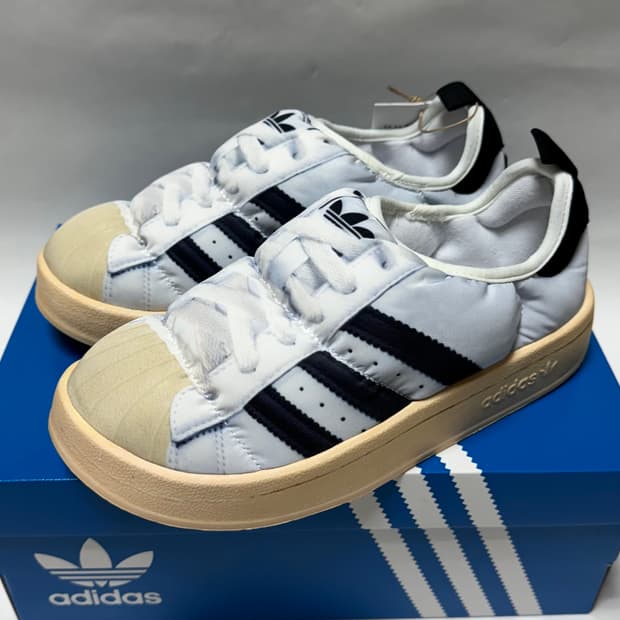 아디다스 퍼피렛 슈퍼스타 클라우드 화이트 235