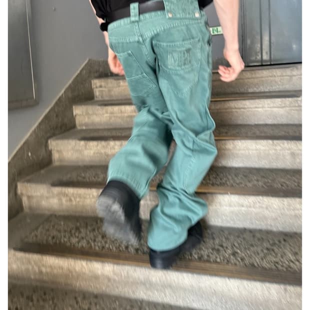 MPa CALF POCKET PANTS (EMERALD)