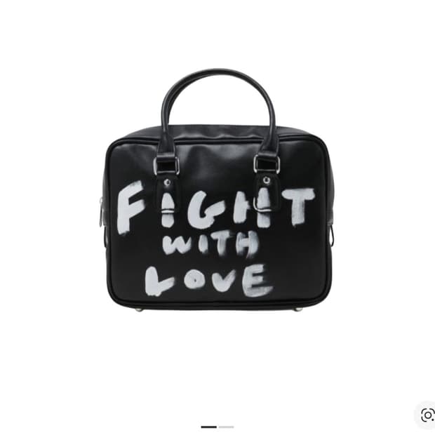 꼼데가르송 걸 페인트 백 블랙 새상품