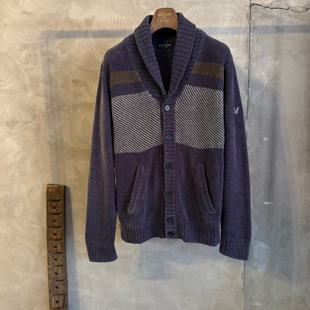 라일앤스콧 숄칼라 가디건 100