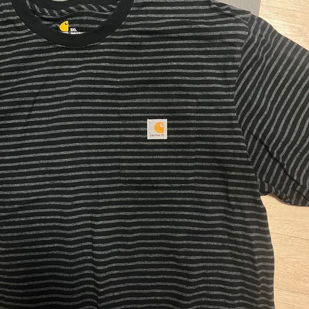 [2XL] 칼하트 스트라이프 반팔티