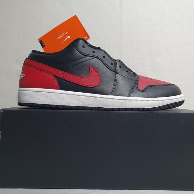 🖤 [새상품/정품] 나이키 에어조던1 로우 B/R 300mm 